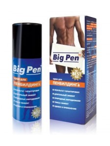 Увеличение пениса. Крем "Big Pen" для мужчин 